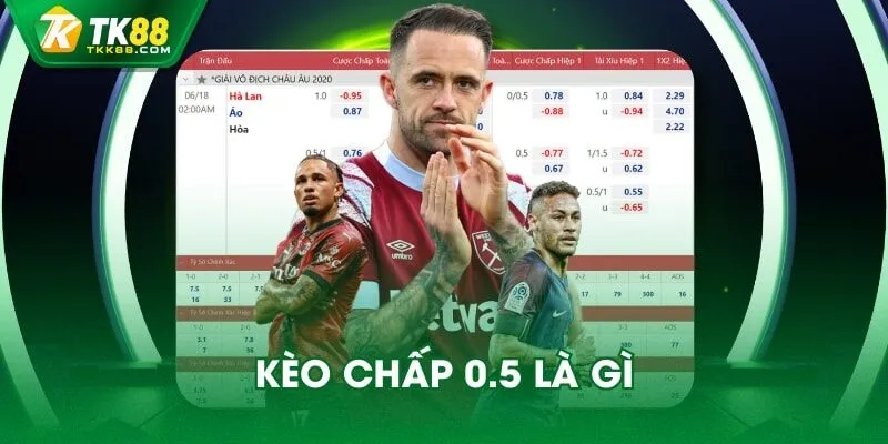 Kèo chấp 0.5 là gì